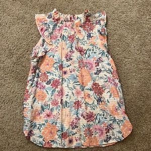 Floral sleeveless shell